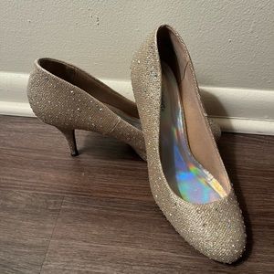 Rhinestoned stilettos